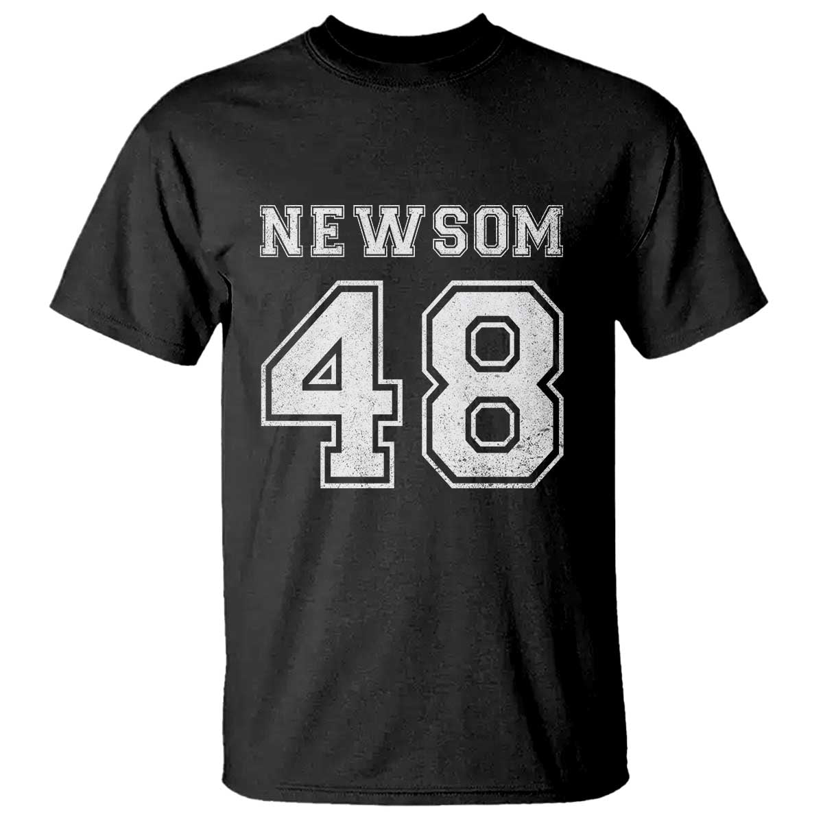 Newsom 48 T Shirt Gavin Newsom 2028 Presidential Election Campaign - Wonder Print Shop