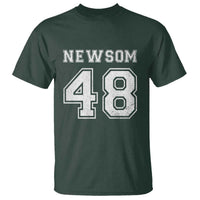 Newsom 48 T Shirt Gavin Newsom 2028 Presidential Election Campaign - Wonder Print Shop