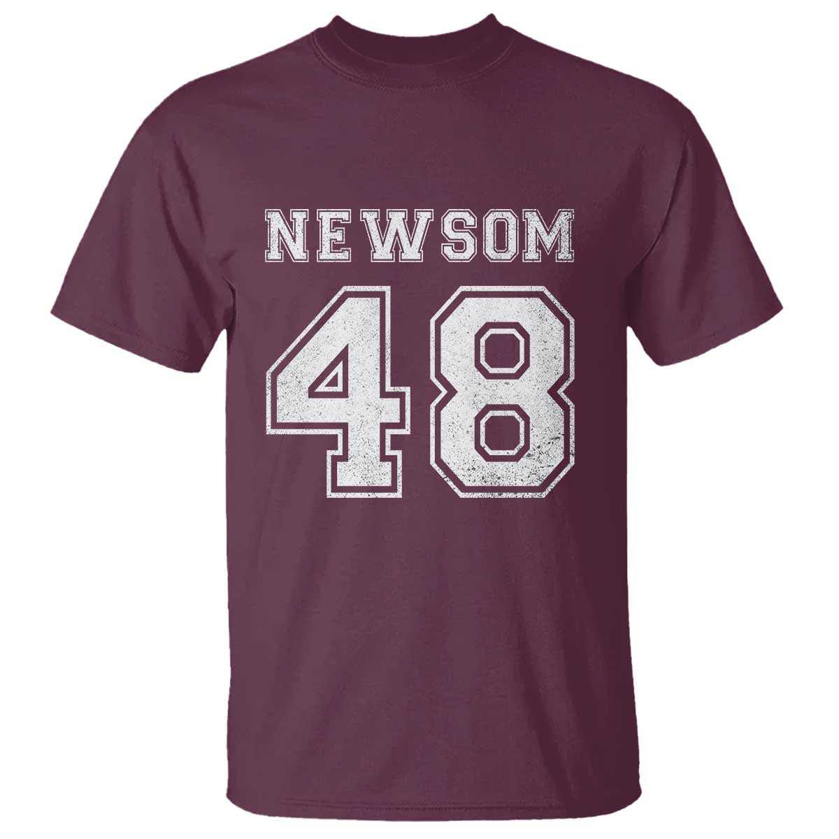 Newsom 48 T Shirt Gavin Newsom 2028 Presidential Election Campaign - Wonder Print Shop