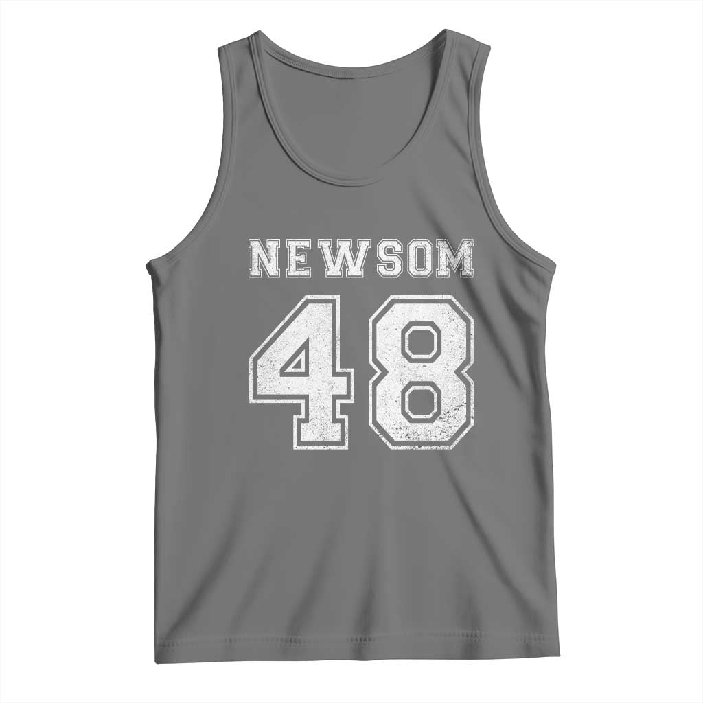 Newsom 48 Tank Top Gavin Newsom 2028 Presidential Election Campaign - Wonder Print Shop