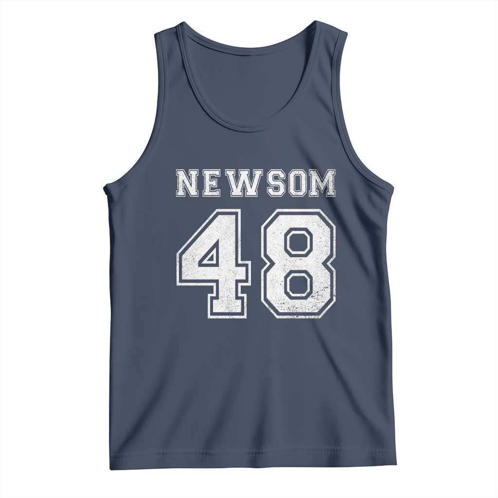 Newsom 48 Tank Top Gavin Newsom 2028 Presidential Election Campaign - Wonder Print Shop