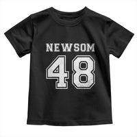 Newsom 48 Toddler T Shirt Gavin Newsom 2028 Presidential Election Campaign - Wonder Print Shop