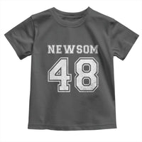 Newsom 48 Toddler T Shirt Gavin Newsom 2028 Presidential Election Campaign - Wonder Print Shop