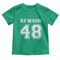 Newsom 48 Toddler T Shirt Gavin Newsom 2028 Presidential Election Campaign - Wonder Print Shop