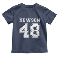 Newsom 48 Toddler T Shirt Gavin Newsom 2028 Presidential Election Campaign - Wonder Print Shop