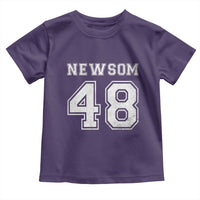 Newsom 48 Toddler T Shirt Gavin Newsom 2028 Presidential Election Campaign - Wonder Print Shop