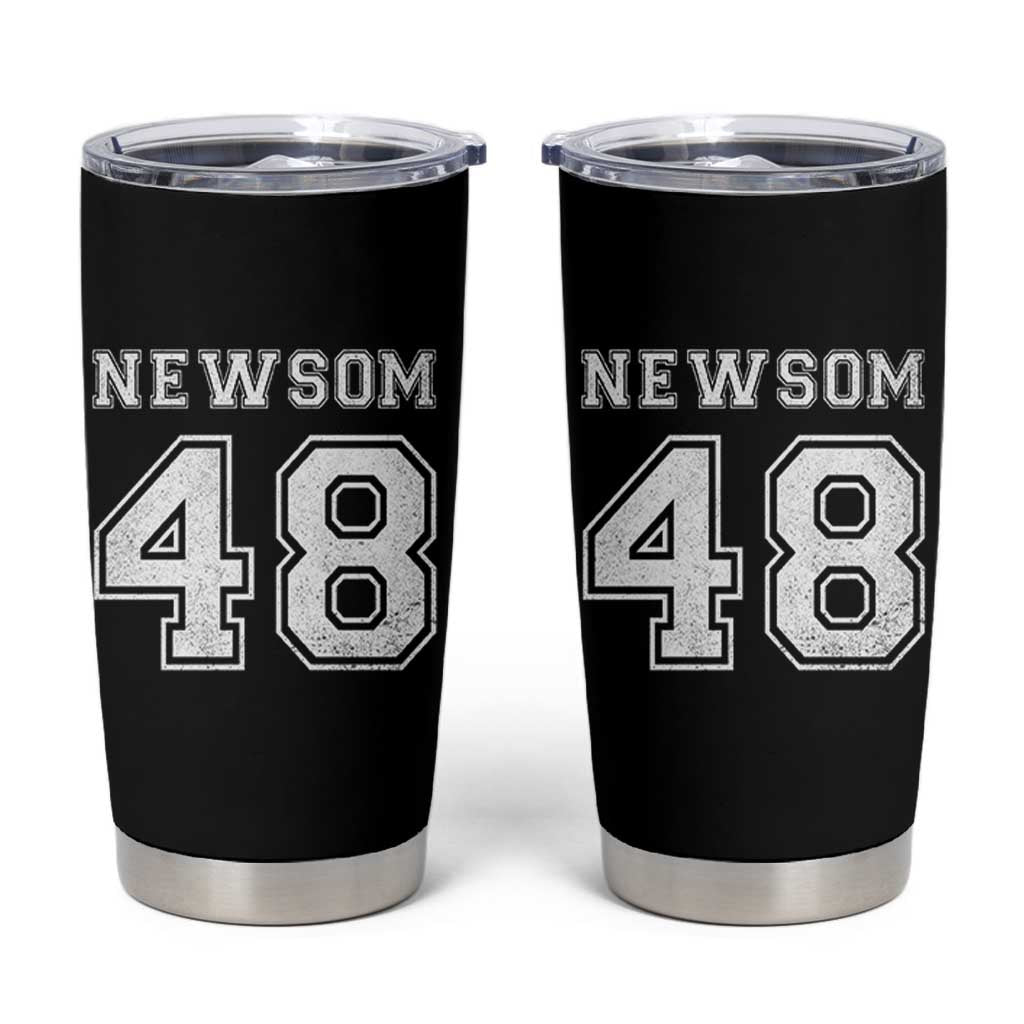 Newsom 48 Tumbler Cup Gavin Newsom 2028 Presidential Election Campaign - Wonder Print Shop