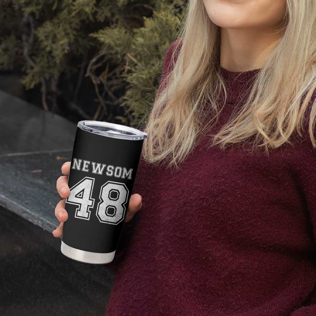 Newsom 48 Tumbler Cup Gavin Newsom 2028 Presidential Election Campaign - Wonder Print Shop