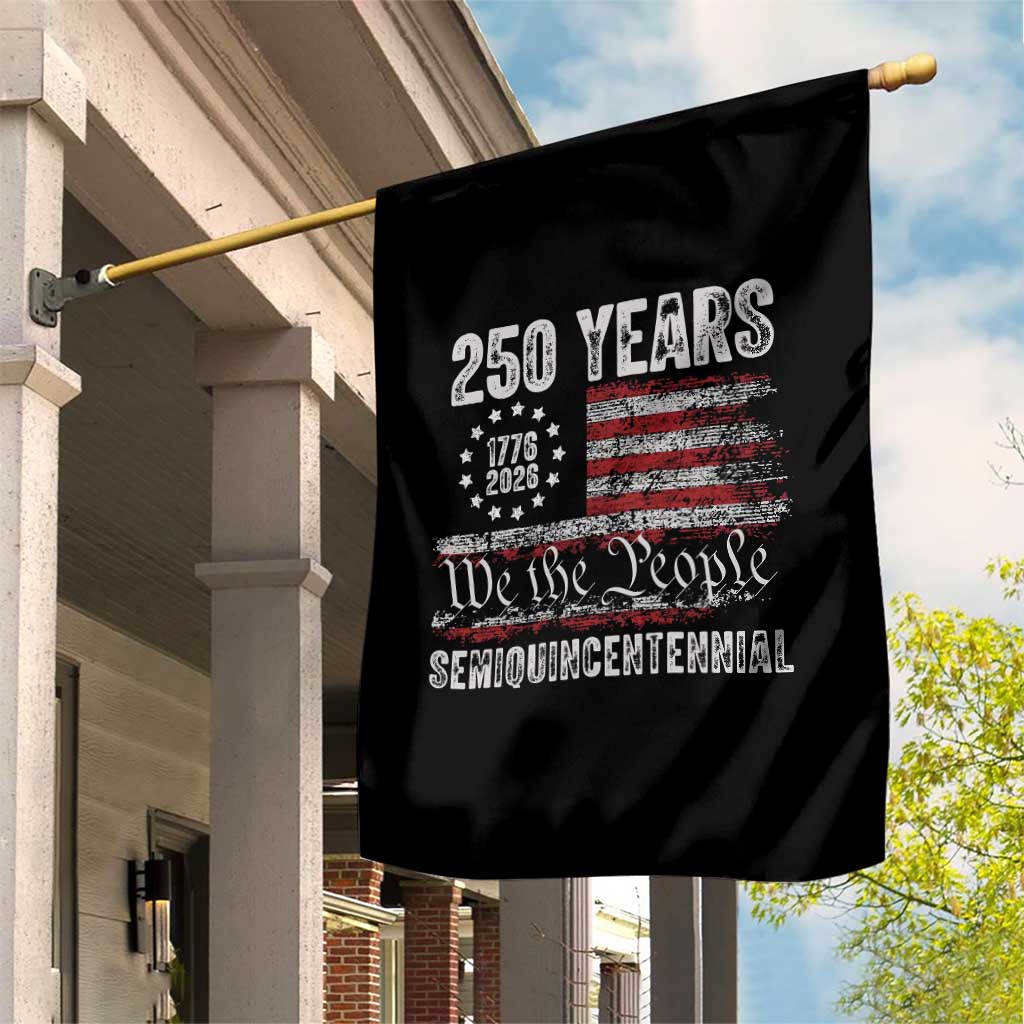 250 Years Semiquincentennial Garden Flag 250th America Anniversary Independence Day USA Flag - Wonder Print Shop