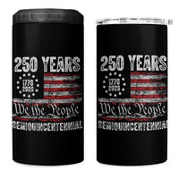 250 Years Semiquincentennial 4 in 1 Can Cooler Tumbler 250th America Anniversary Independence Day USA Flag - Wonder Print Shop