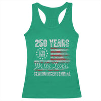 250 Years Semiquincentennial Racerback Tank Top 250th America Anniversary Independence Day USA Flag - Wonder Print Shop