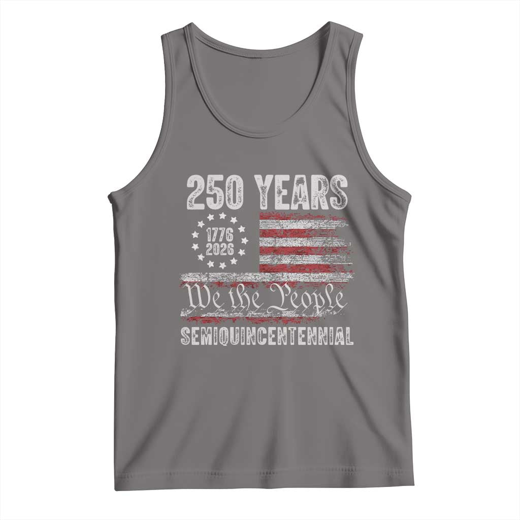 250 Years Semiquincentennial Tank Top 250th America Anniversary Independence Day USA Flag - Wonder Print Shop