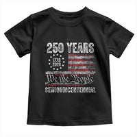 250 Years Semiquincentennial Toddler T Shirt 250th America Anniversary Independence Day USA Flag - Wonder Print Shop