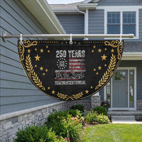 250 Years Semiquincentennial Patriotic Fan Flag 250th America Anniversary Independence Day USA Flag