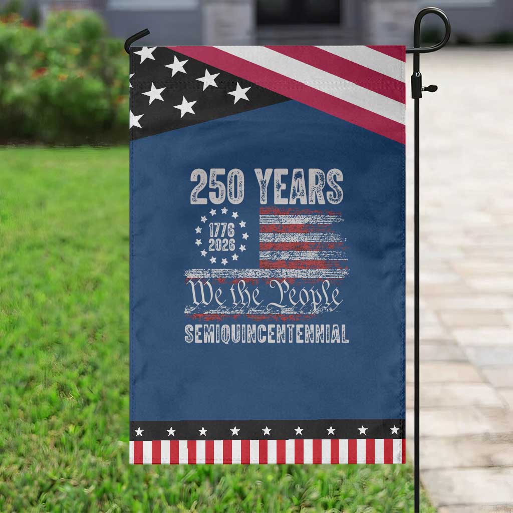 250 Years Semiquincentennial Garden Flag 250th America Anniversary Independence Day USA Flag
