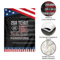 250 Years Semiquincentennial Garden Flag 250th America Anniversary Independence Day USA Flag
