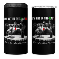 Funny Italian American Mafia Gangster 4 in 1 Can Cooler Tumbler I Am Not In The Mafia I'm In The Restaurant Business - Wonder Print Shop