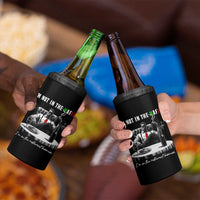 Funny Italian American Mafia Gangster 4 in 1 Can Cooler Tumbler I Am Not In The Mafia I'm In The Restaurant Business - Wonder Print Shop