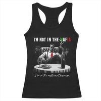 Funny Italian American Mafia Gangster Racerback Tank Top I Am Not In The Mafia I'm In The Restaurant Business - Wonder Print Shop
