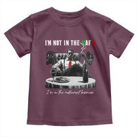 Funny Italian American Mafia Gangster Toddler T Shirt I Am Not In The Mafia I'm In The Restaurant Business - Wonder Print Shop