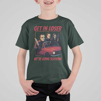 Funny Halloween Horror Slasher T Shirt For Kid Get In Loser We Are Going Slashing - Wonder Print Shop