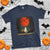 Halloween Lonely Ghost Bench Blood Moon Pumpkin T Shirt - Wonder Print Shop