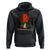 Halloween Lonely Ghost Bench Blood Moon Pumpkin Hoodie - Wonder Print Shop