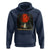 Halloween Lonely Ghost Bench Blood Moon Pumpkin Hoodie - Wonder Print Shop
