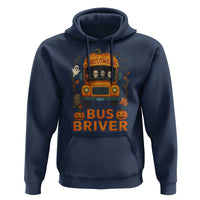 Funny Halloween Bus Driver Hoodie Horror Slashers Pumpkin School Bus Spooky Season - Wonder Print Shop