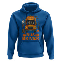 Funny Halloween Bus Driver Hoodie Horror Slashers Pumpkin School Bus Spooky Season - Wonder Print Shop
