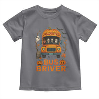 Funny Halloween Bus Driver Toddler T Shirt Horror Slashers Pumpkin School Bus Spooky Season - Wonder Print Shop