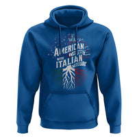 American Grown With Italian Roots Hoodie Family Tree Italy Flag - Wonder Print Shop