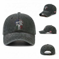 American Grown With Italian Roots Washed Cotton Baseball Cap Family Tree Italy Flag