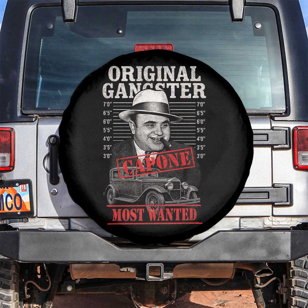 Original Gangster Most Wanted Al Capone Spare Tire Cover Italian American Mafia - Wonder Print Shop