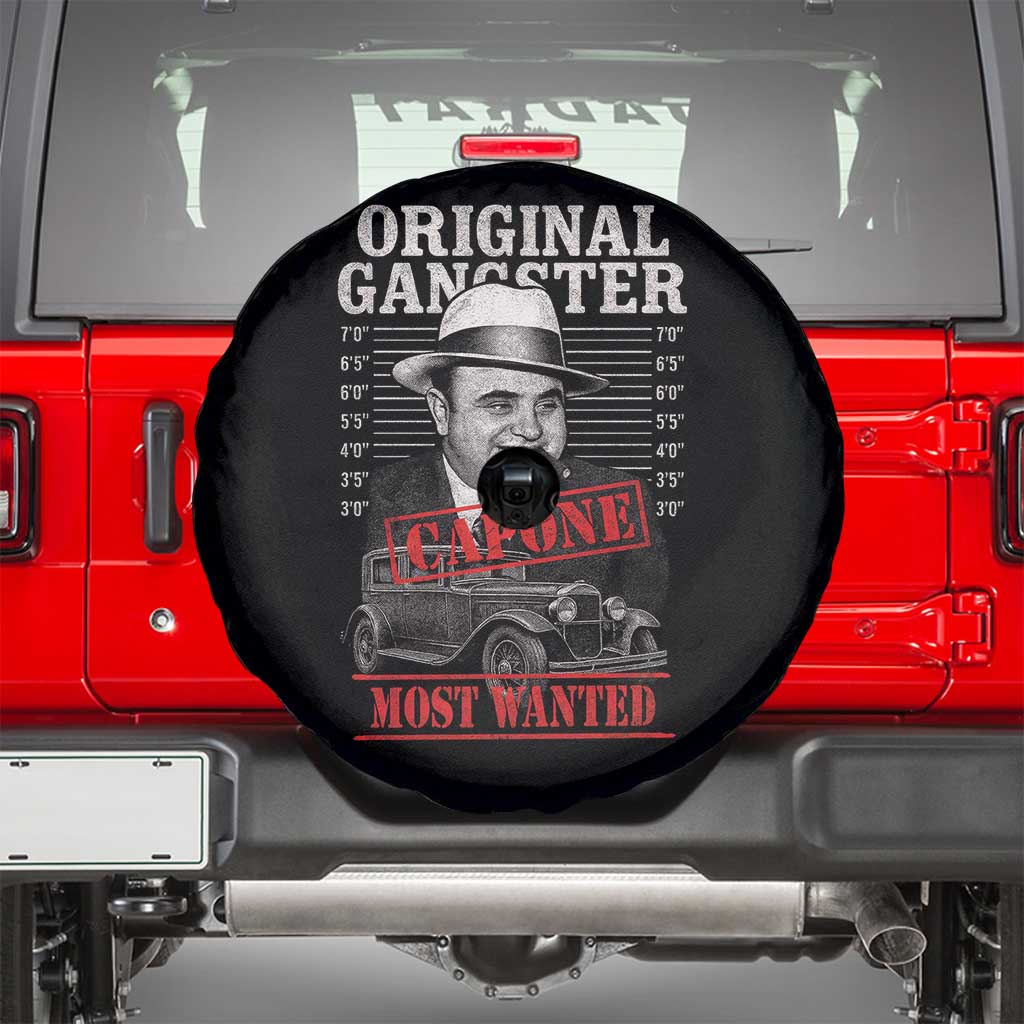 Original Gangster Most Wanted Al Capone Spare Tire Cover Italian American Mafia - Wonder Print Shop