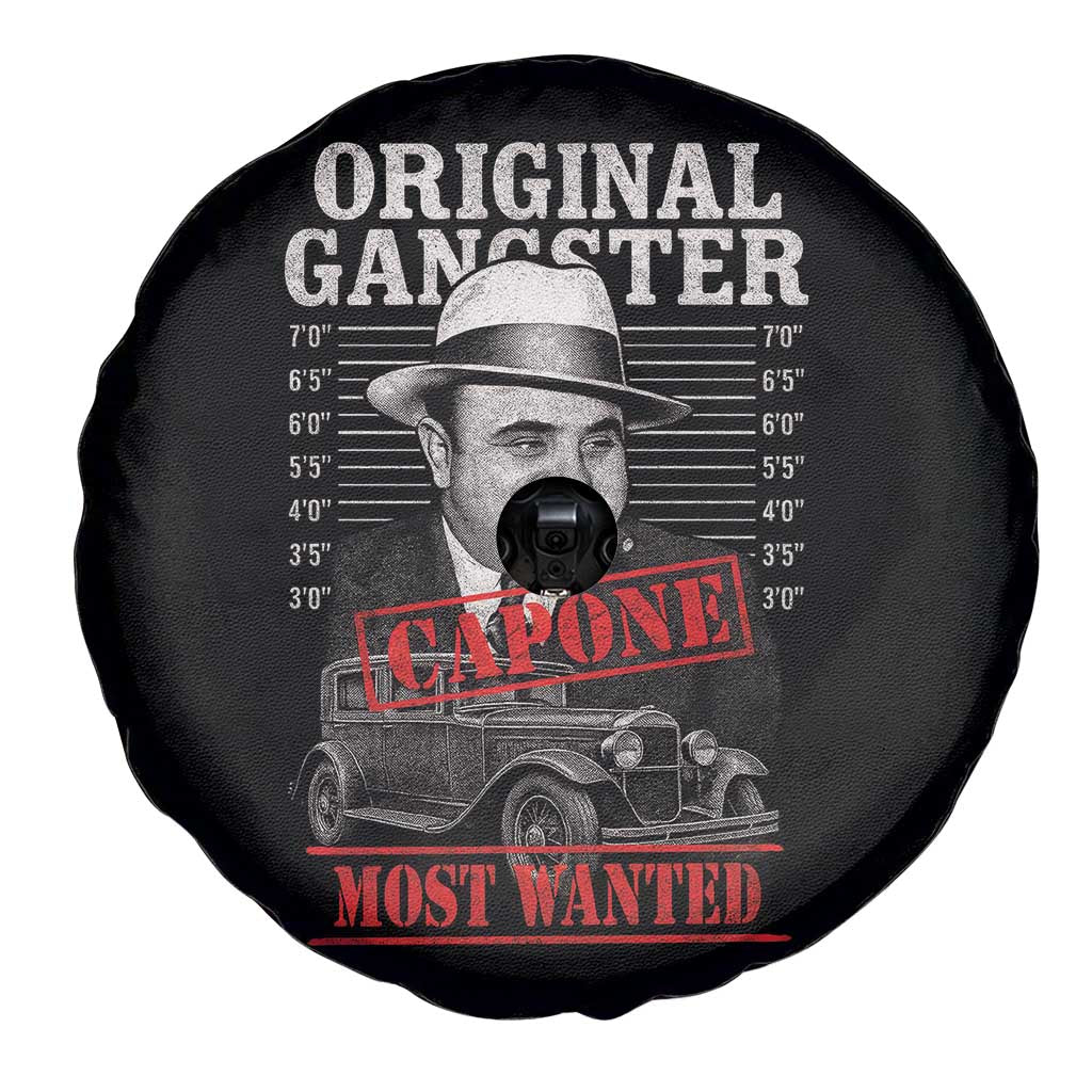 Original Gangster Most Wanted Al Capone Spare Tire Cover Italian American Mafia - Wonder Print Shop