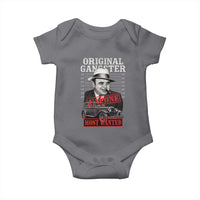 Original Gangster Most Wanted Al Capone Baby Onesie Italian American Mafia - Wonder Print Shop