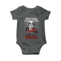 Original Gangster Most Wanted Al Capone Baby Onesie Italian American Mafia - Wonder Print Shop