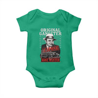 Original Gangster Most Wanted Al Capone Baby Onesie Italian American Mafia - Wonder Print Shop
