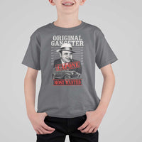 Original Gangster Most Wanted Al Capone T Shirt For Kid Italian American Mafia - Wonder Print Shop