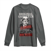 Original Gangster Most Wanted Al Capone Long Sleeve Shirt Italian American Mafia - Wonder Print Shop