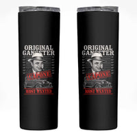 Original Gangster Most Wanted Al Capone Skinny Tumbler Italian American Mafia - Wonder Print Shop