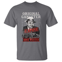 Original Gangster Most Wanted Al Capone T Shirt Italian American Mafia - Wonder Print Shop