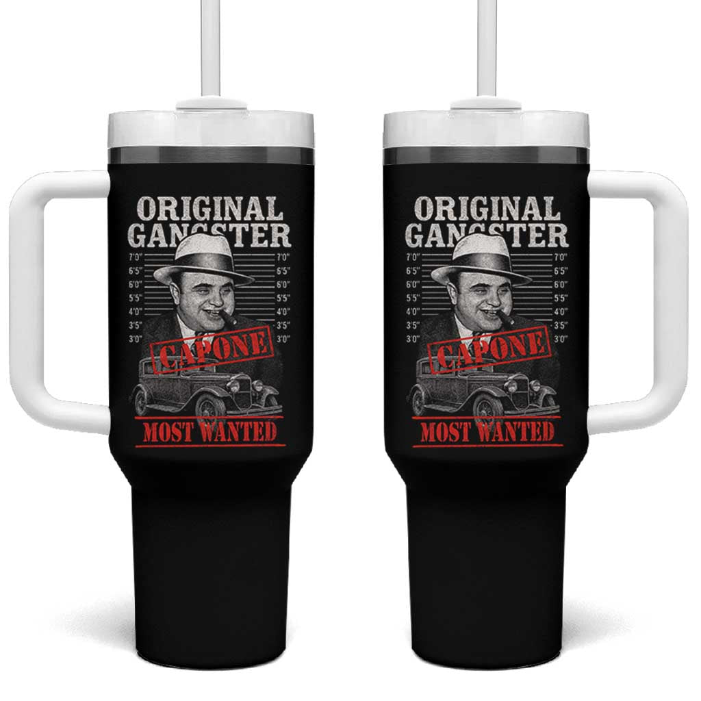 Original Gangster Most Wanted Al Capone Tumbler With Handle Italian American Mafia - Wonder Print Shop
