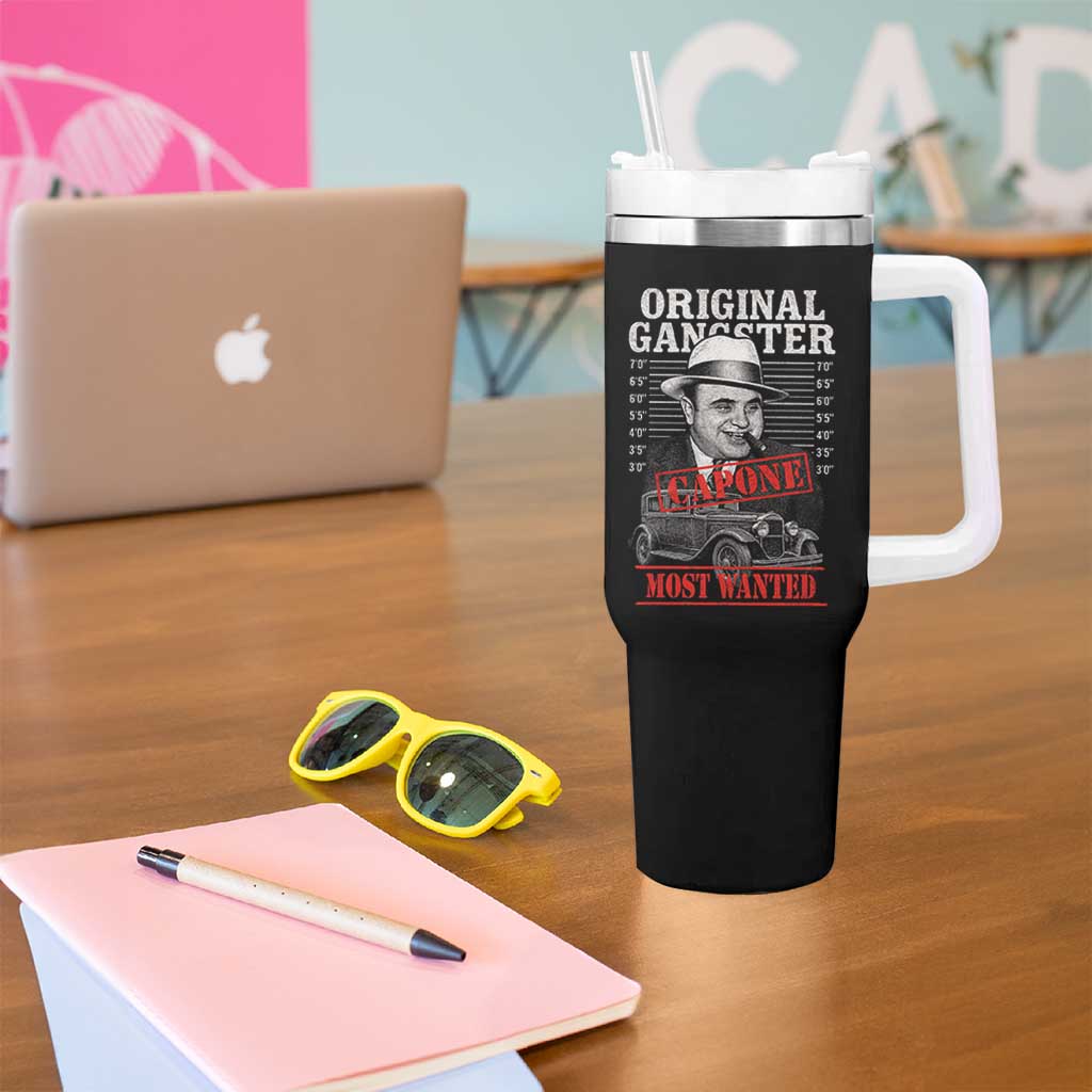 Original Gangster Most Wanted Al Capone Tumbler With Handle Italian American Mafia - Wonder Print Shop