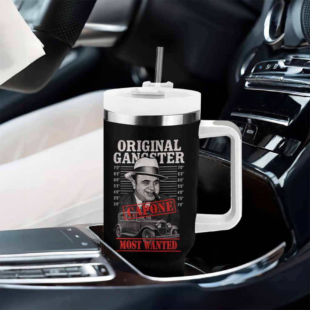 Original Gangster Most Wanted Al Capone Tumbler With Handle Italian American Mafia - Wonder Print Shop