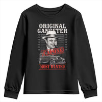 Original Gangster Most Wanted Al Capone Youth Sweatshirt Italian American Mafia - Wonder Print Shop