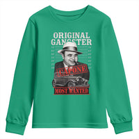 Original Gangster Most Wanted Al Capone Youth Sweatshirt Italian American Mafia - Wonder Print Shop