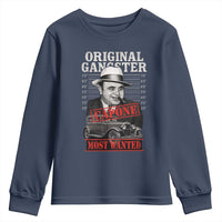 Original Gangster Most Wanted Al Capone Youth Sweatshirt Italian American Mafia - Wonder Print Shop