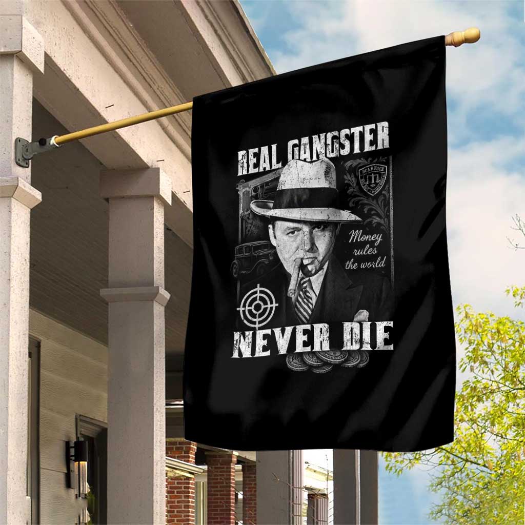 Al Capone Garden Flag Real Ganster Never Die Italian American Mafia - Wonder Print Shop